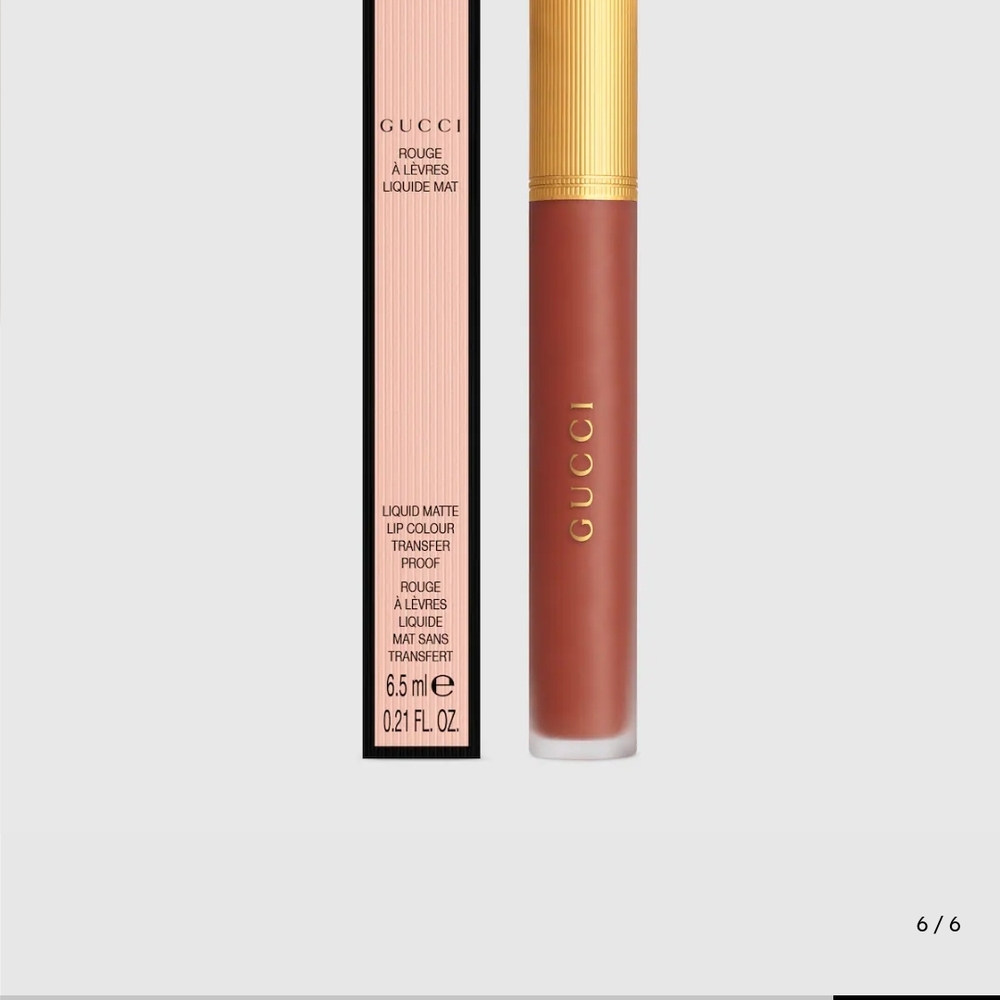 Gucci 505 Janet Rust No Transfer Liquid Lipstick Luxurious Matte Finish